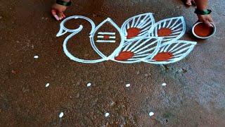 Thaipusam 2024mayil vel kolam|5*3thaipoosam special kolam|Thai madham pandaga muggulu|Super rangoli