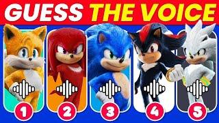 Guess The Sonic the Hedgehog 3 Characters by Voice  Sonic the Hedgehog 3 Movie Quiz | fastQuiz