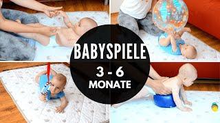 BABYSPIELE und ANREGUNGEN für 3-6 Monate alte Babys  || SPIEL- und BESCHÄFTIGUNGSIDEEN FÜR DEIN BABY