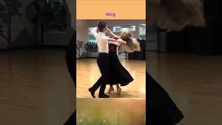 Waltz by Roma & Marta. Natural Fallaway Whisk. Wing. Double Reverse Spin.