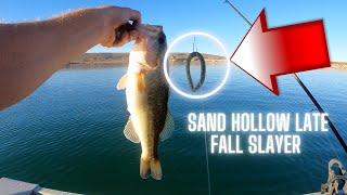 Sand Hollow CRUSHING Bass - Late Fall