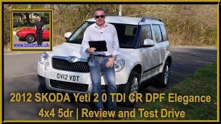 2012 SKODA Yeti 2 0 TDI CR DPF Elegance 4x4 5dr | Review and Test Drive