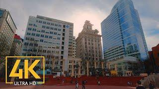 Portland Downtown in 4K, Oregon - City Life Video - Short Preview