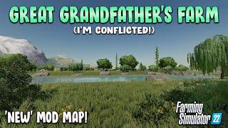 NEW MOD MAP! “GREAT GRANDFATHER’S FARM” MAP TOUR! | Farming Simulator 22 (Review) PS5.