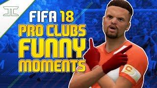 NEED TO SCORE A FINESSE! - FIFA 18 Pro Clubs Funny Moments! (FIFA 18 Gameplay Funny Moments)