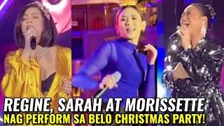 Regine Velasquez, Morissette and Sarah Geronimo on Belo Christmas Party 2022! | Full Performance