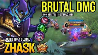 ZHASK BEST BUILD 2024 | BUILD TOP GLOBAL ZHASK GAMEPLAY | MOBILE LEGENDS