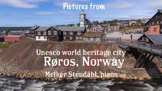 Bilder aus der Unesco-Weltkulturerbestadt Røros, Norwegen - Melker Stendahl Klavier