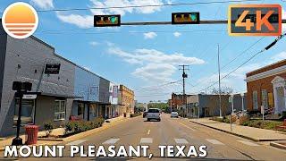 Mount Pleasant, Texas!  Drive with me in a Texas town! [4K60]