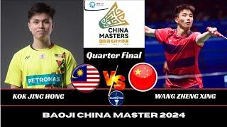 SEMI FINAL | KOK Jing Hong (MAS) vs WANG Zheng Xing (CHN)[MS] BAOJI CHINA MASTER 2024