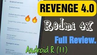 Redmi 4X- Revenge OS 4.0 Official Rom INSTALL | ANDROID 11 | R rom Features & Review | A-10 vs A-11