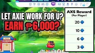 ₱6,000 Pwedeng Kitain sa Axie HABANG NAKATUNGANGA? | Axie Pals Tutorial