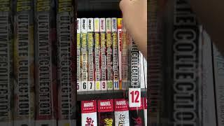 COMIC BOOK BOOKSHELF ORGANIZATION?  #comics #comicbook #bookshelf #marvel #omnibus