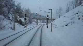 Führerstandsmitfahrt Tauernbahn / Tarvisio - Salzburg Gnigl / Sa. 21.01.2023