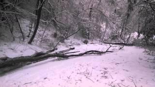 GMC 2500 Skidding Logs in the snow/ice