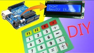 DIY Arduino Calculator  with Keypad & LCD Display️