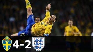 Sweden (Zlatan Ibrahimovic) vs England ● 14/11/12 ● 4 - 2 All Goals and Highlights 1080pHD