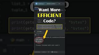 How to make your code EFFICIENT ? Use THIS In Python!  #python #programming #coding