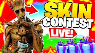 Fortnite Skin Contest und Custom Games LIVE auf Deutsch! ⭐ + Verlosungen und Live Turniere!