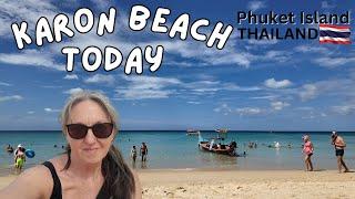 What’s Phuket's Karon Beach like today?  | Day 2 solo travel vlog Thailand 2025