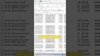 How to clean up data without the mouse. #shorts #excel