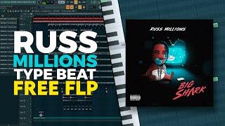 [FREE FLP] Russ Millions X UK Drill Type Beat - "Big Shark" - FL Studio Project 2023