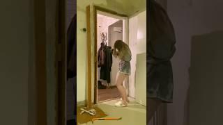 Борьба с дверью часть 2. #квартирныйвопрос #ремонт #вседляремонта #diy #ремонтвдоме