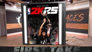 A'ja Wilson talks her NBA 2K25 WNBA Edition cover, Aces' 3-peat quest & MVP motivation | First Take