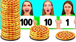 100 Слоев Еды Челлендж | Потрясающие Кухонные Лайфхаки от PaRaRa Challenge