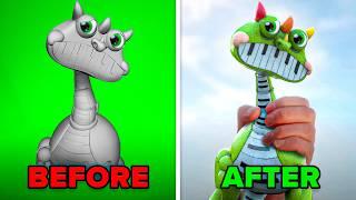 [BEFORE vs AFTER] The Rise of Pianosaurus (From Poppy Playtime 4)