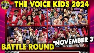 The Voice Kids Philippines 2024 Battle Round November 3 2024 | The Singing Show TV