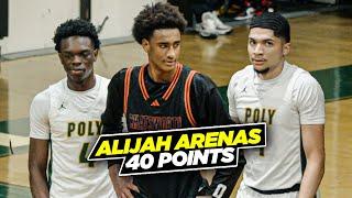 Alijah Arenas Drops 40 Pts vs Crafty 4-Star Jovani Ruff! | Game Gets CHIPPY!