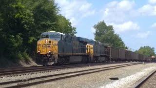 CSX Coal Train N321 headed Northbound With CSXT 715 in the lead @ Monroe 8/2/20.