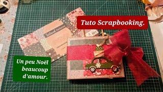 Tuto Scrapbooking. December Daily n°1. Ce bloc Action y est passé. J'adoreeeeee