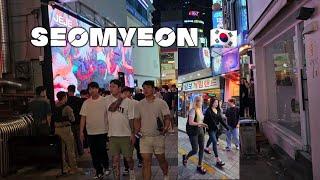 SEOMYEON DOWNTOWN BUSAN KOREA 2023| NIGHTLIFE TOUR!!