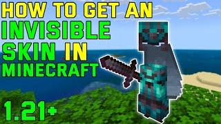 How To Get An Invisible Skin In Minecraft 1.21+ (Minecraft Bedrock)