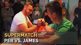 Per Law vs James Bernard Armwrestling Match (Ottawa High Hookers PPV Fundraising)