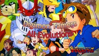 DIGIMON TAMERS | All Evolutions with Context (Subbed, HD)