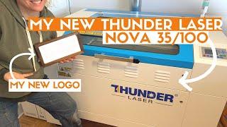 My NEW Logo & NEW Laser  | Thunder NOVA 35/100