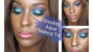 Somkey Aqua Makeup Tutorial Ft. Ibiza Eyeshadow