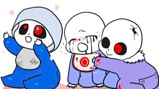 Sans has evil babies...