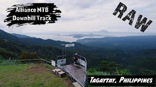 MTB Downhill Trail in Tagaytay, Philippines. Alliance Downhill Track