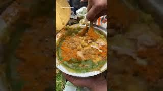 Purani Delhi ke best Chole Kulche | India Street Food Shorts | YourBrownFoodie #shorts #shortsfeed