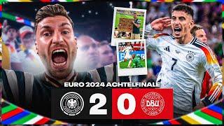 VIERTELFINALE wir KOMMEN  Deutschland VS Dänemark EM Achtelfinale Stadion Vlog 