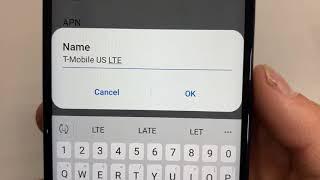 Samsung Galaxy J7 2018 T-Mobile Change APN Settings LTE MMS Data