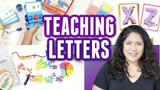 Ways to Teach LETTERS for Toddlers and Preschool - Alphabet & Early Phonics Ideas