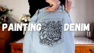 Painting my DENIM : Tutorial