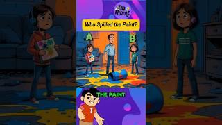 who spilled the paint? #quiz #puzzle #riddle #riddleoftheday #quiztime #logicalpuzzle #BrainTeasers