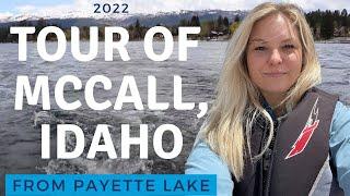 Touring Lakefront Homes in McCall, Idaho from the Payette Lake with Realtor Teia Golden