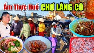 Ẩm Thực Huế CHỢ LĂNG CÔ Toàn Món Ngon Rẻ Đặc Sản Cố Đô - HẢI SẢN BIỂN & ĐẦM PHÁ TƯƠI RÓI.